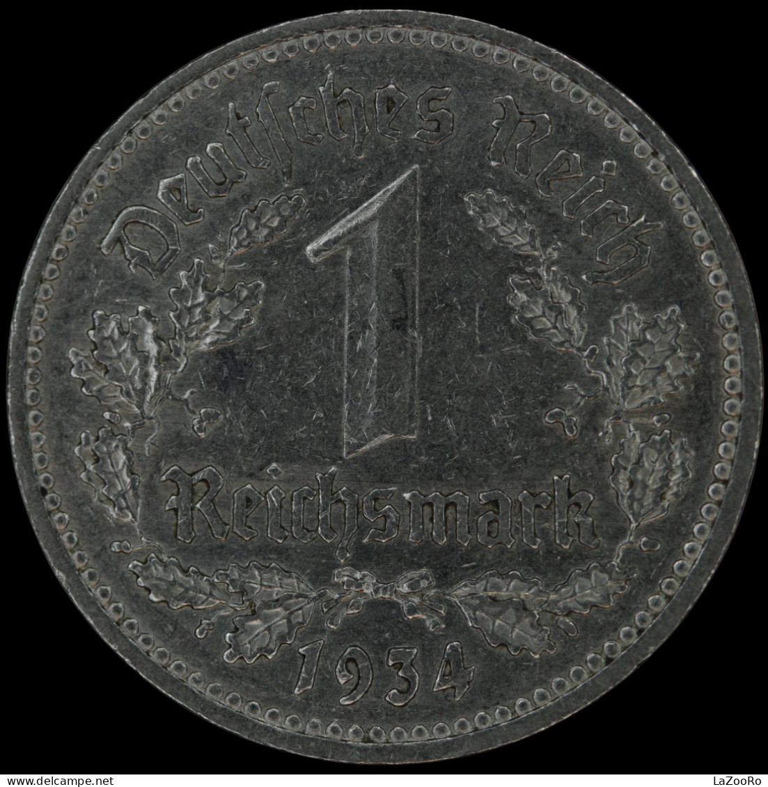 LaZooRo: Germany 1 Mark 1934 A XF - 1 Reichsmark