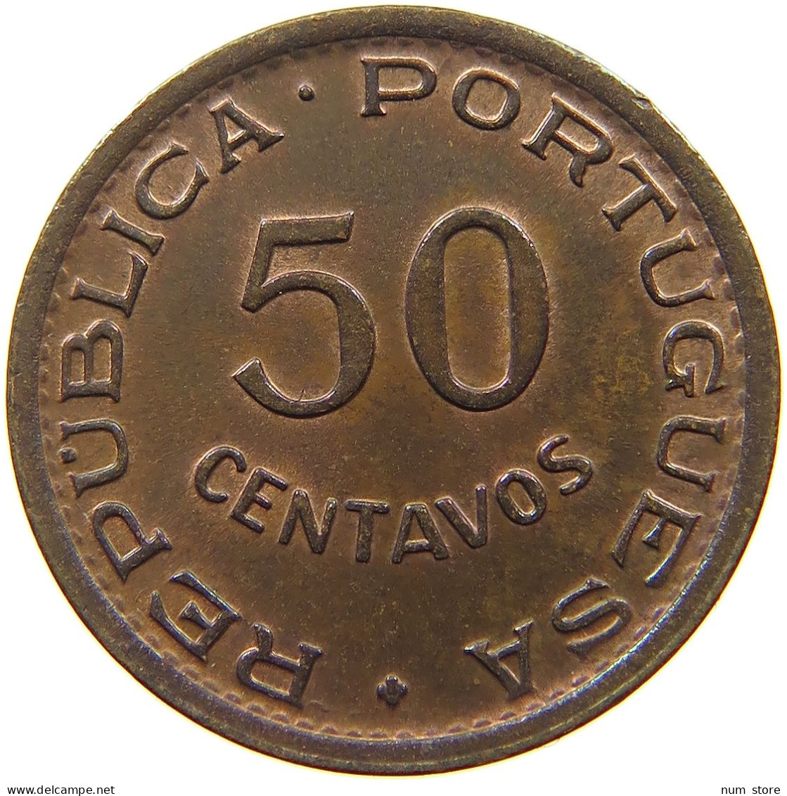 ANGOLA 50 CENTAVOS 1961  #a093 0475 - Angola