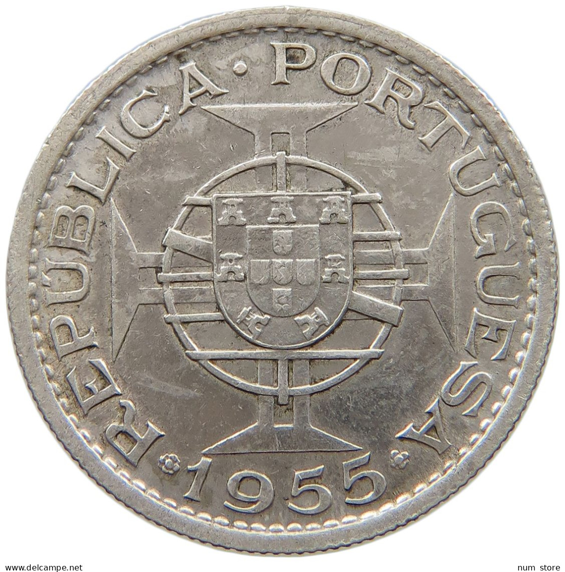 ANGOLA 10 ESCUDOS 1955  #a082 0343 - Angola