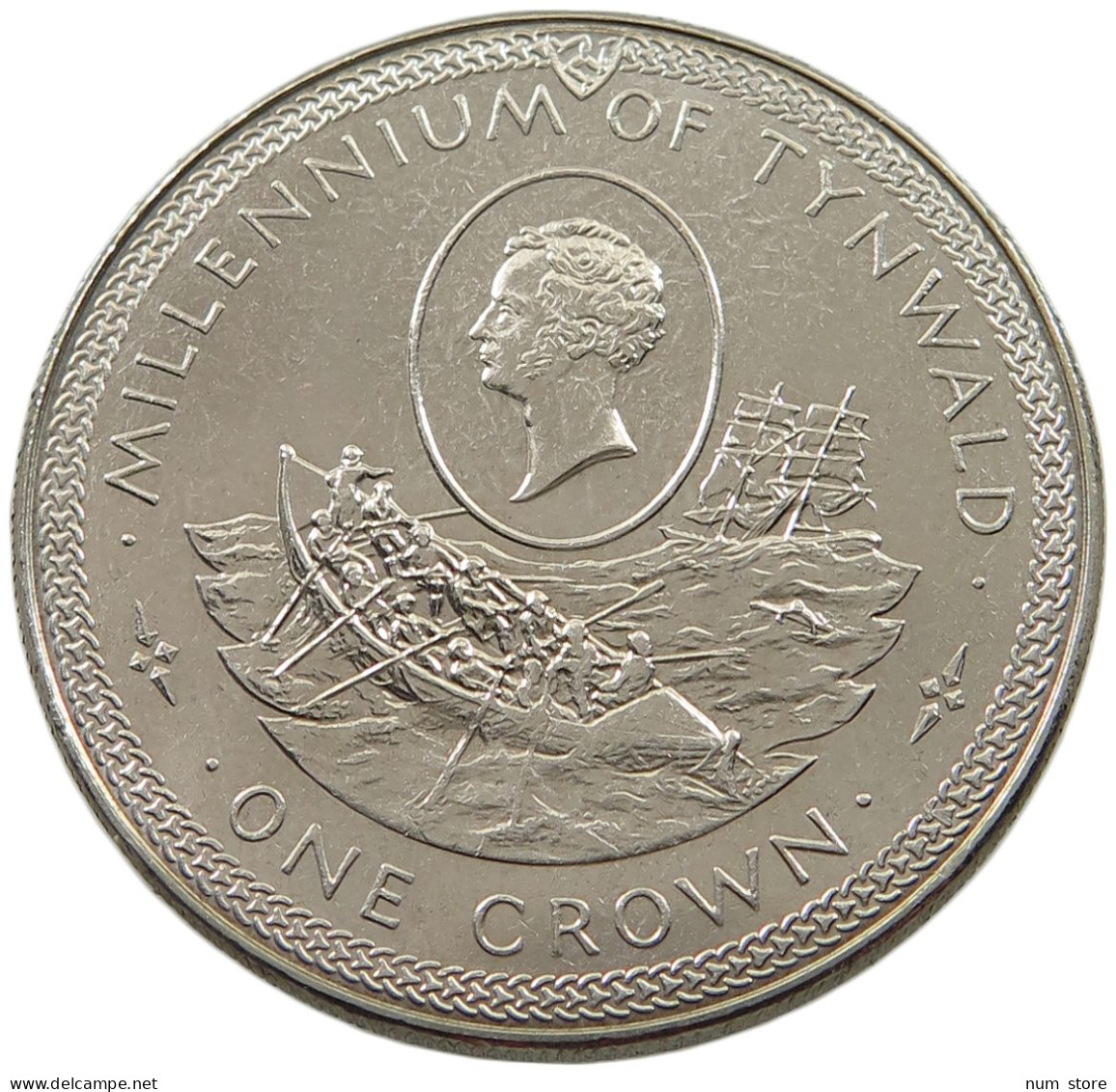 ISLE OF MAN CROWN 1979  #alb043 0369 - Isle Of Man