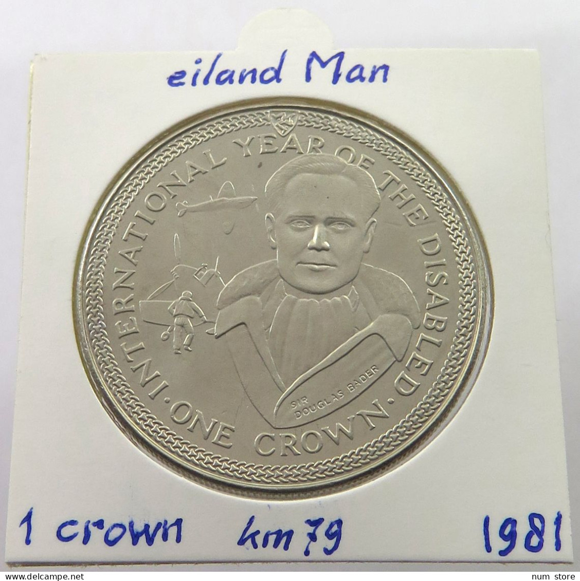 ISLE OF MAN CROWN 1981  #alb026 0133 - Isle Of Man