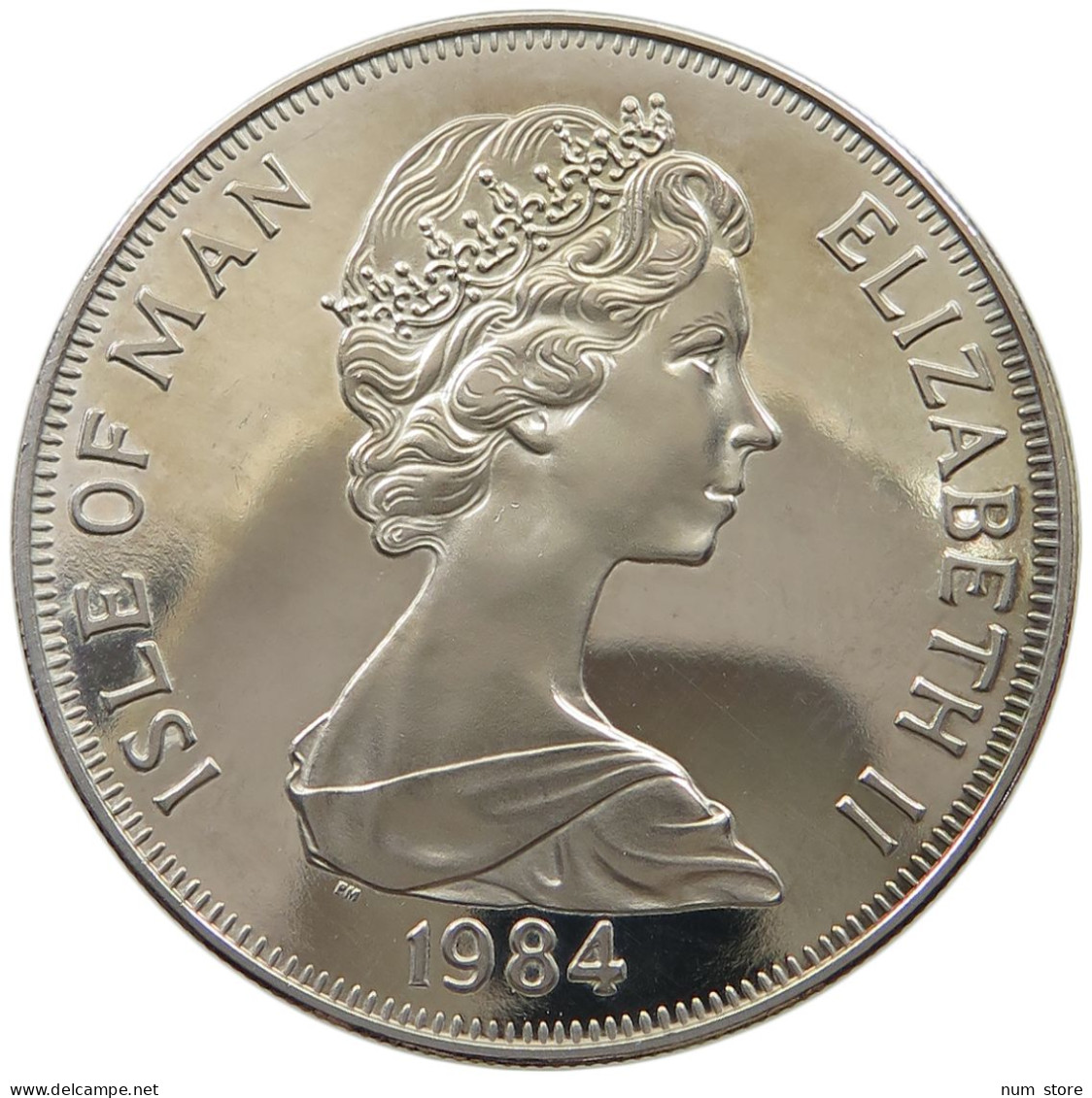 ISLE OF MAN CROWN 1984 Elizabeth II. (1952-2022) #a026 0363 - Isle Of Man