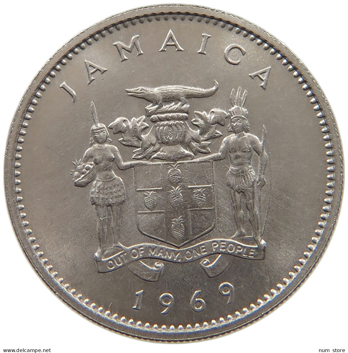 JAMAICA 10 CENTS 1969  #c078 0009 - Jamaique