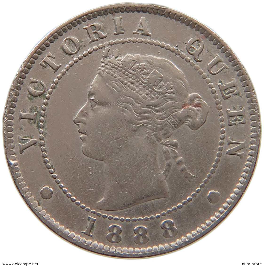 JAMAICA 1/2 PENNY 1888 Victoria 1837-1901 #a079 0471 - Jamaica