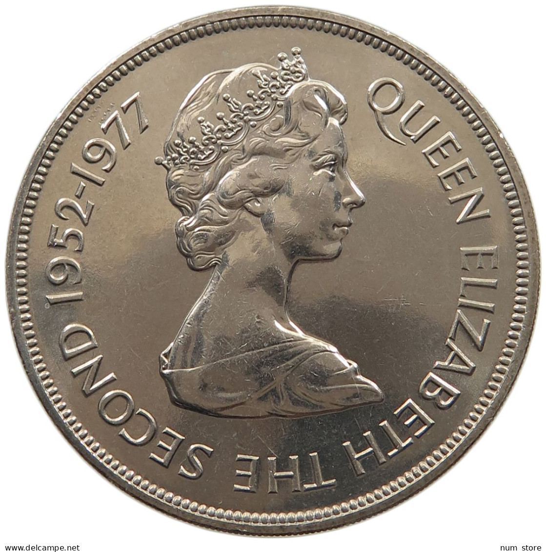 JERSEY 25 PENCE 1977 Elizabeth II. (1952-2022) #c034 0253 - Jersey