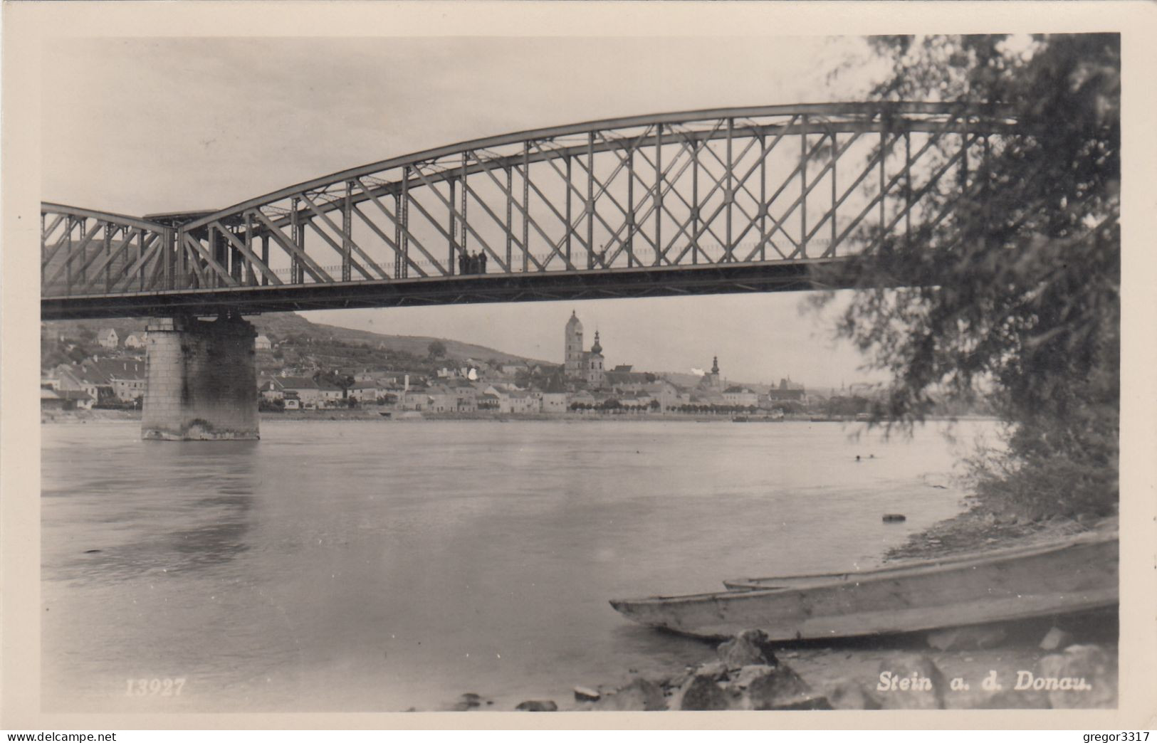 D7410) WACHAU - Stein A. D. DONAU - Brücke - Boote ALT!  1941 - Wachau