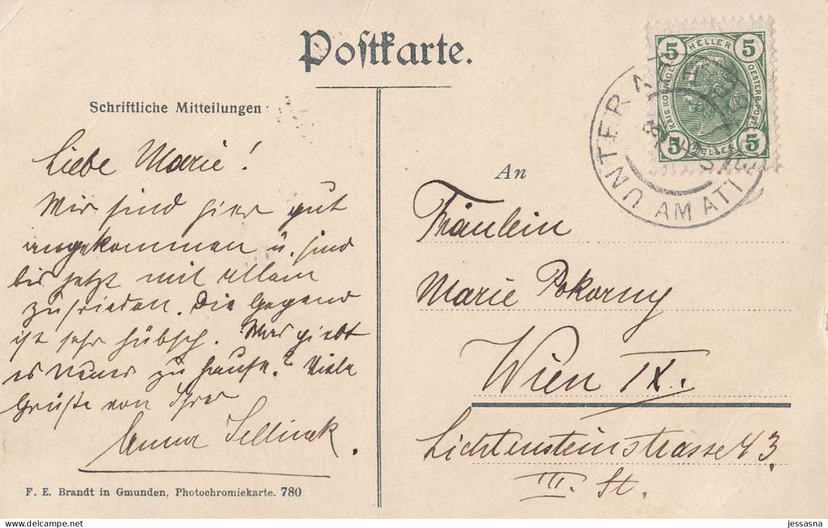 AK - OÖ - Unterach Am Attersee - 1902 - Attersee-Orte