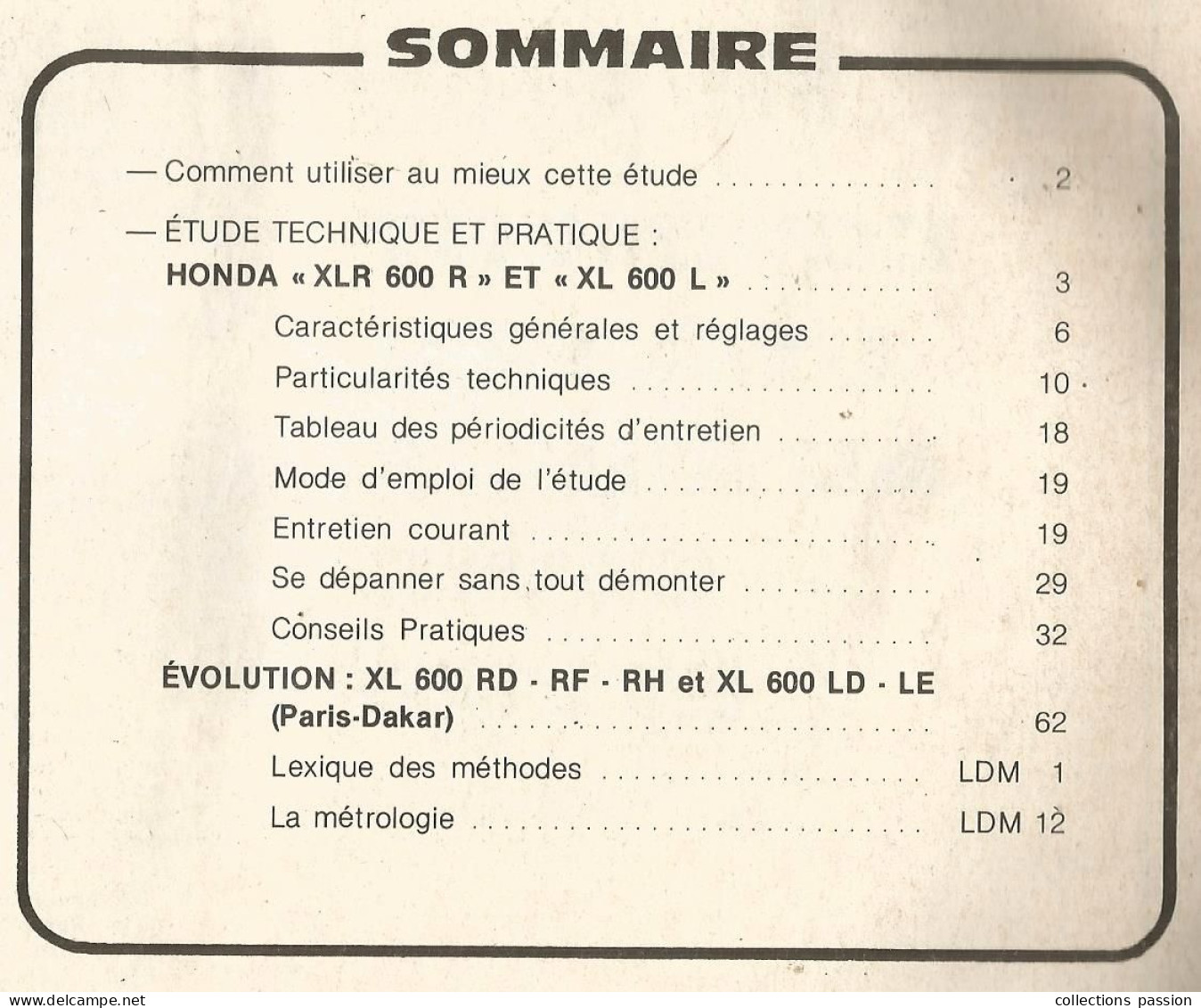 Revue Moto Technique, N° Hors Série 3, Juillet 1989, HONDA, 84 Pages, 2 Scans, Frais Fr 5.95e - Motorrad