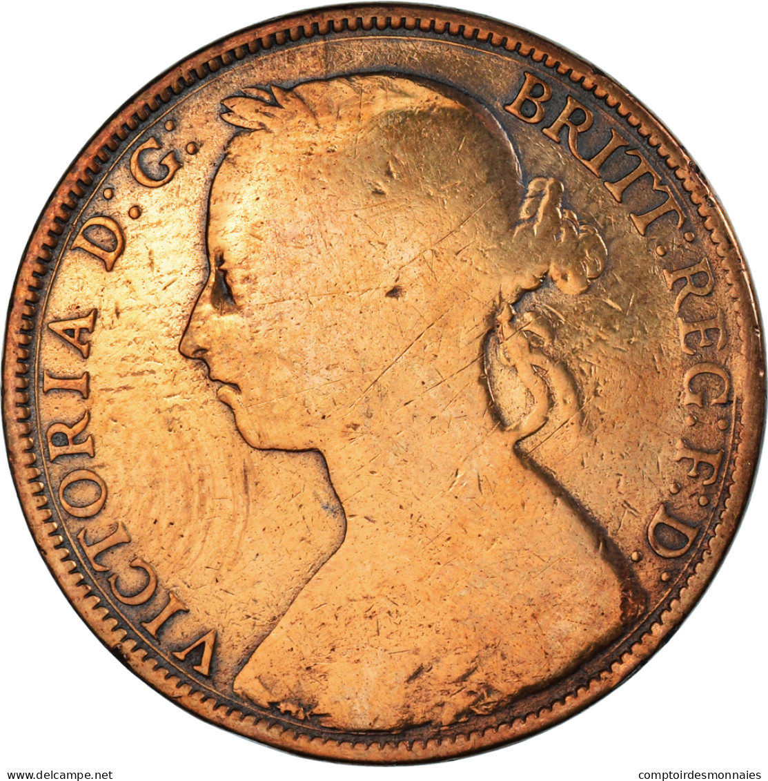 Monnaie, Grande-Bretagne, Penny, 1887 - D. 1 Penny