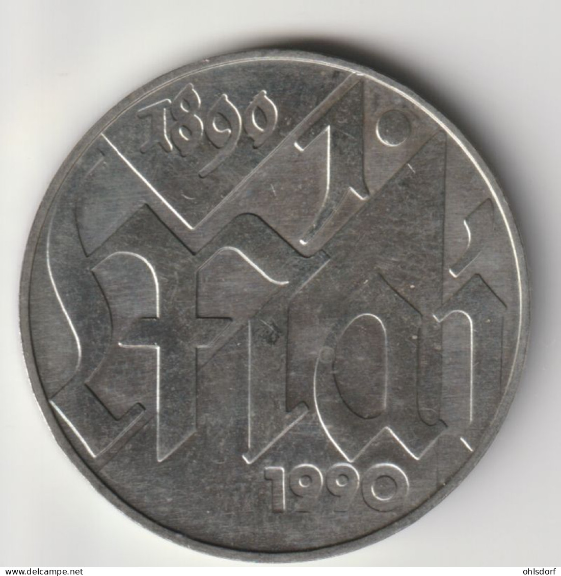 DDR 1990: 10 Mark, 1. Mai, KM 136 - 10 Mark