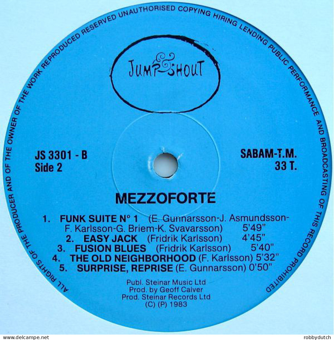 * LP *  MEZZOFORTE - SURPRISE SURPRISE (Belgium 1983) - Soul - R&B