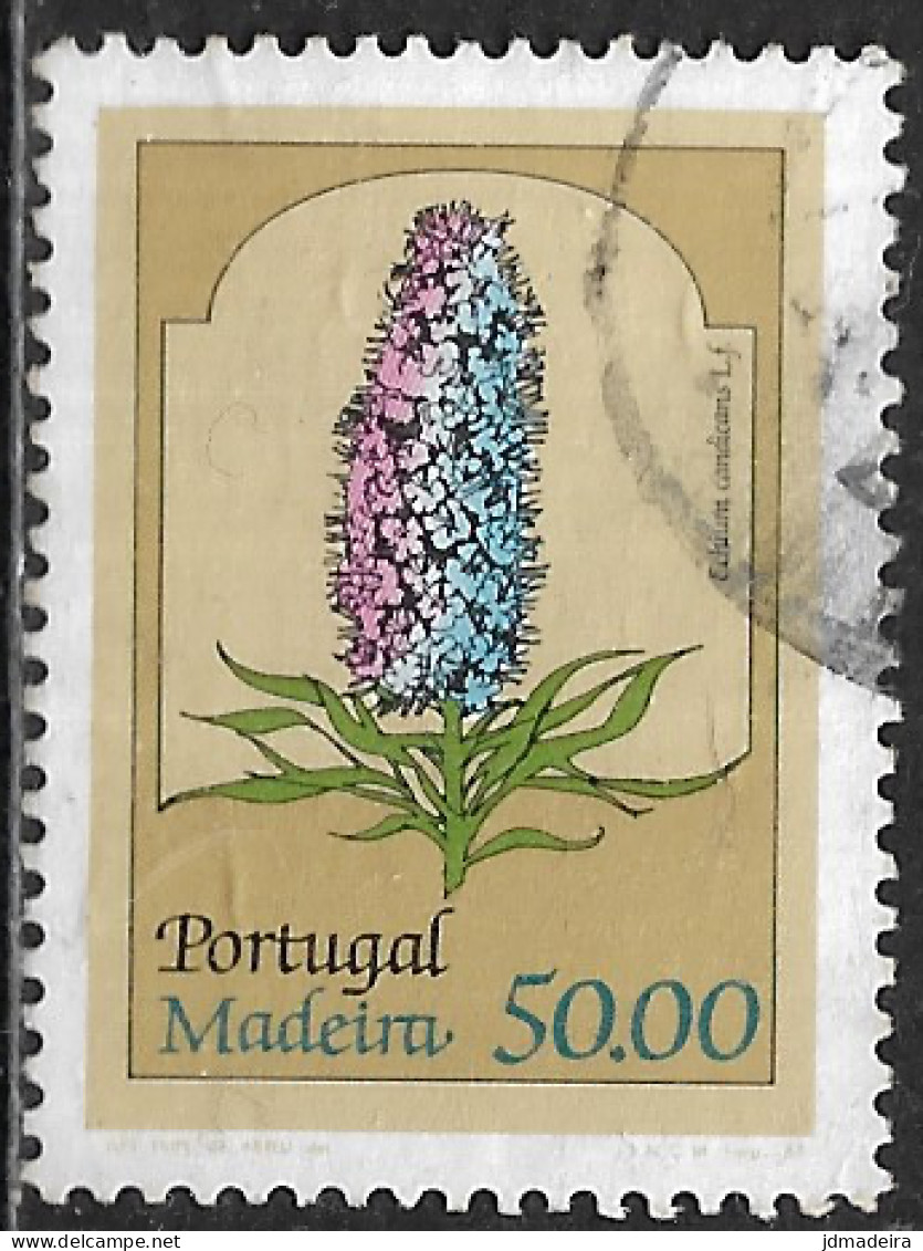 Portugal – 1981 Madeira Flowers 50.00 Used Stamp - Usado