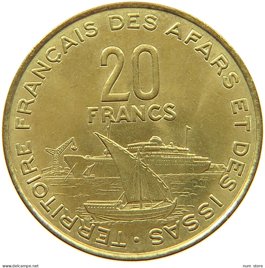 AFARS ISSAS 20 FRANCS 1975  #t150 0007 - Yibuti (Territorio De Los Afars Y De Los Issas)