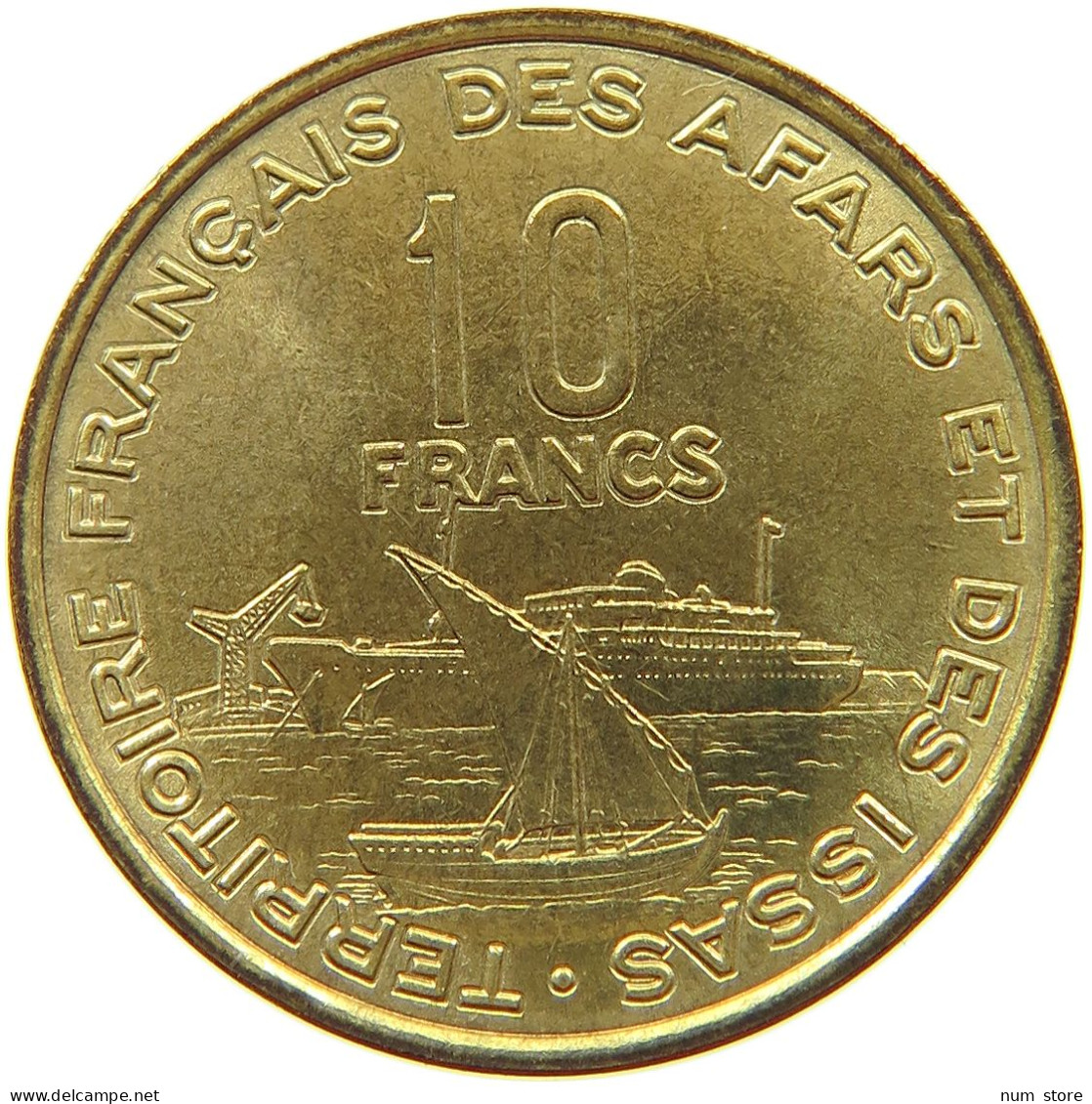 AFARS ISSAS 10 FRANCS 1975  #t150 0005 - Yibuti (Territorio De Los Afars Y De Los Issas)
