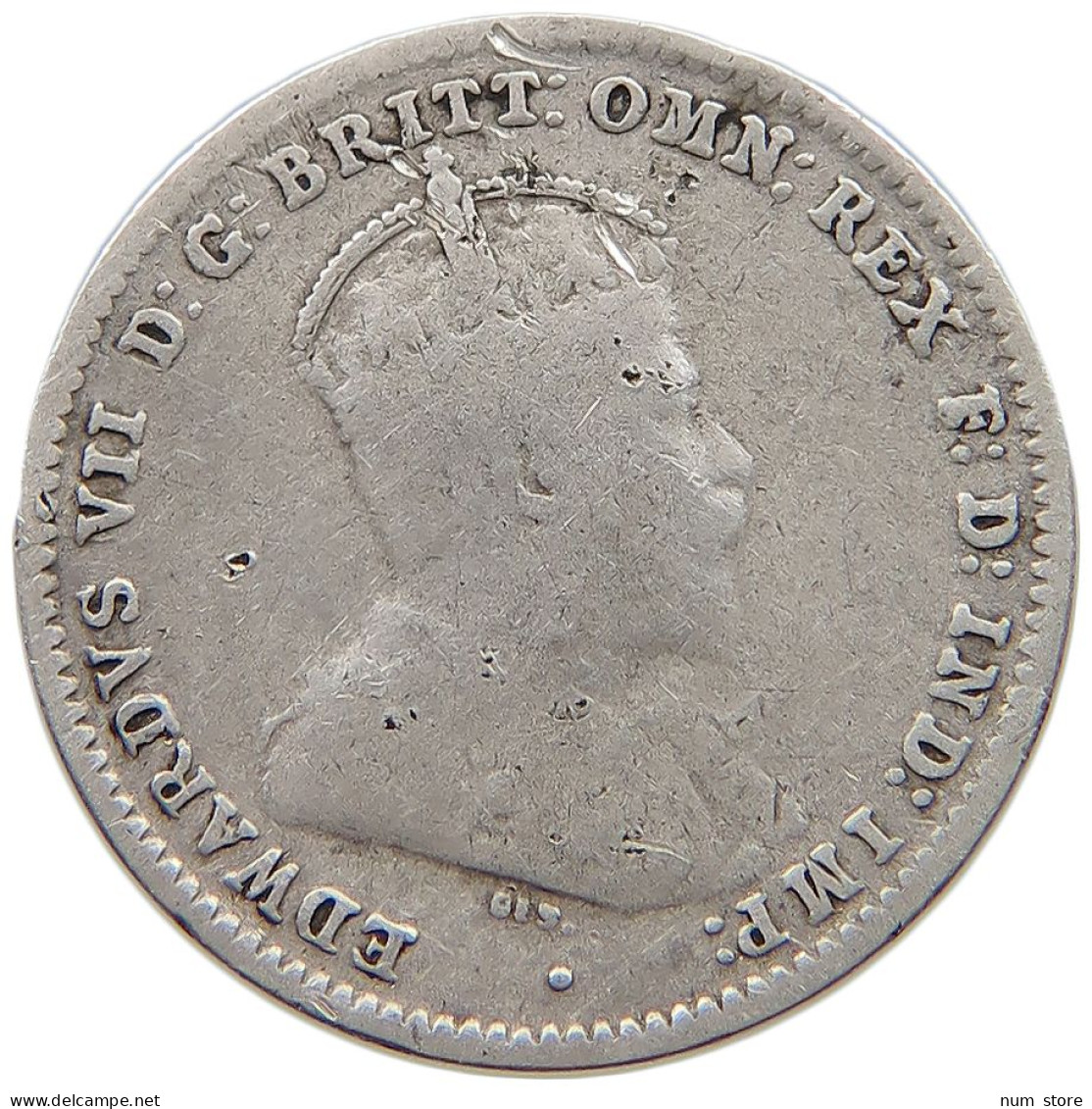 AUSTRALIA THREEPENCE 1910 Edward VII., 1901 - 1910 #s049 0735 - Threepence
