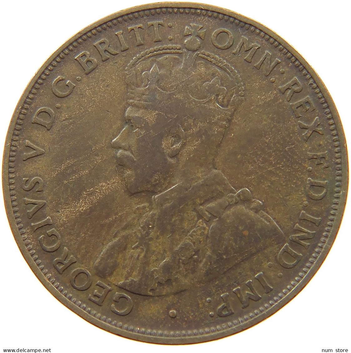 AUSTRALIA PENNY 1921 George V. (1910-1936) #s076 0551 - Penny