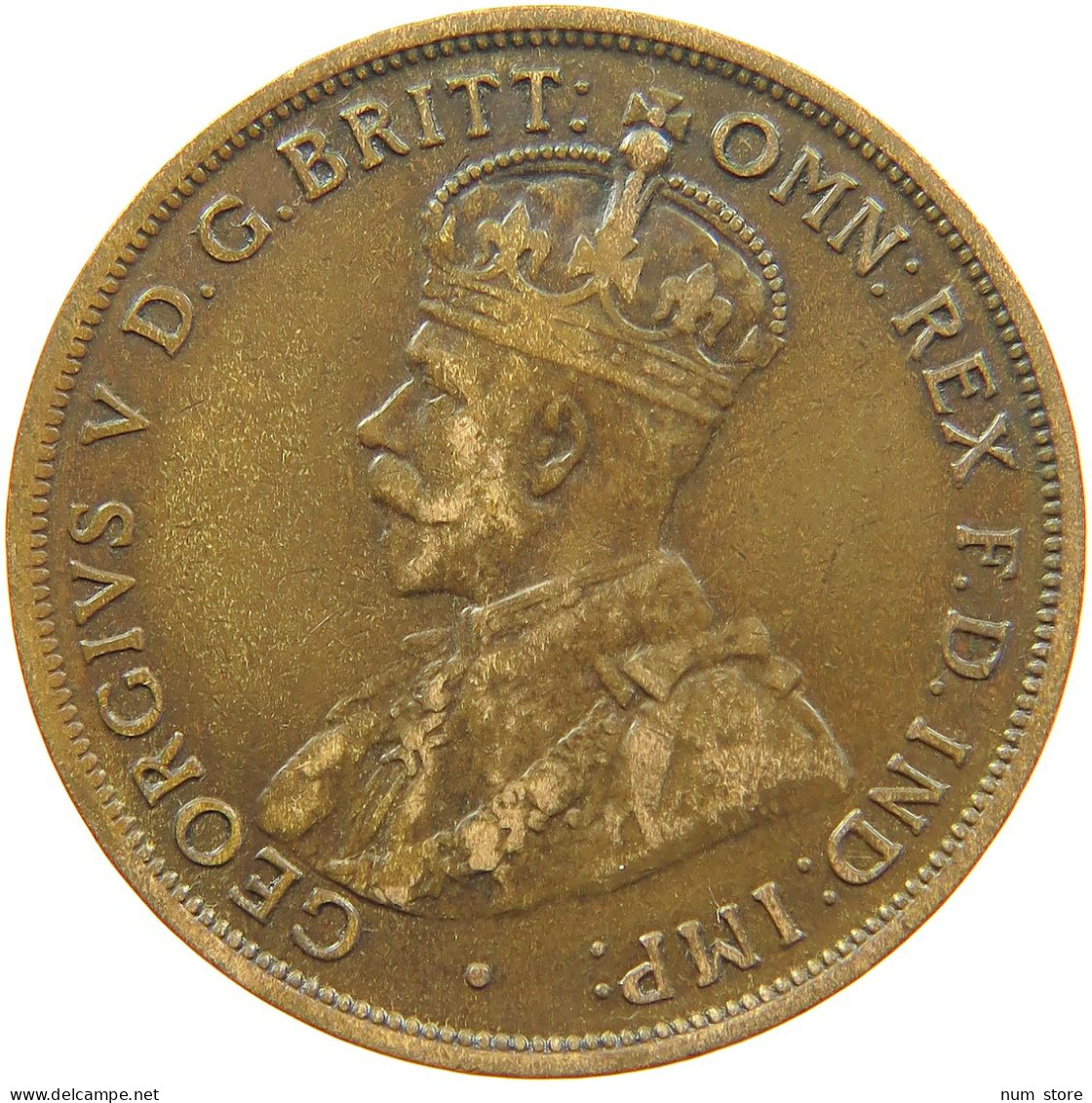 AUSTRALIA PENNY 1915 H George V. (1910-1936) #t017 0123 - Penny