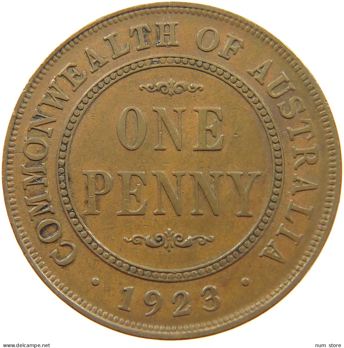 AUSTRALIA PENNY 1923 George V. (1910-1936) #c009 0033 - Penny