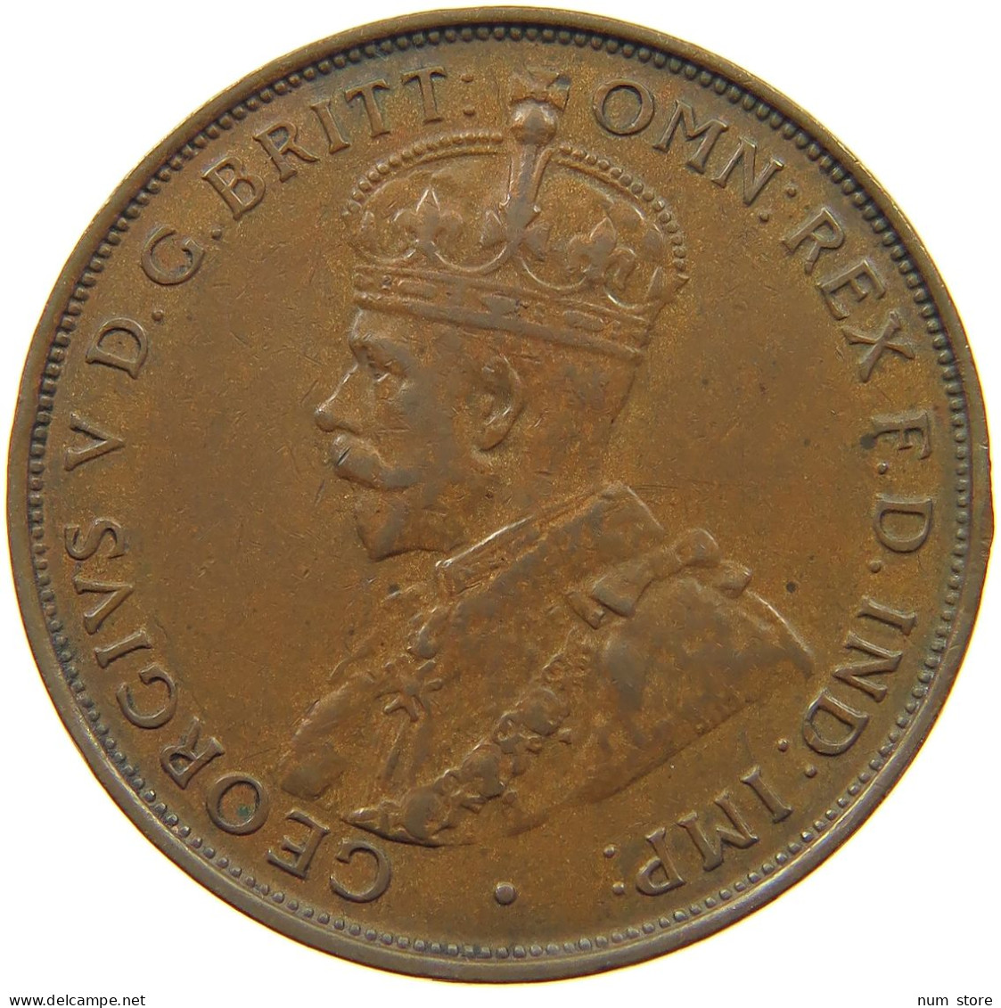 AUSTRALIA PENNY 1935 George V. (1910-1936) #a066 0013 - Penny
