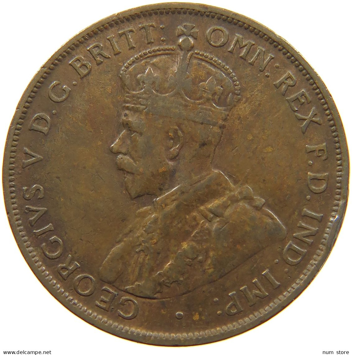 AUSTRALIA PENNY 1924 George V. (1910-1936) #a066 0001 - Penny