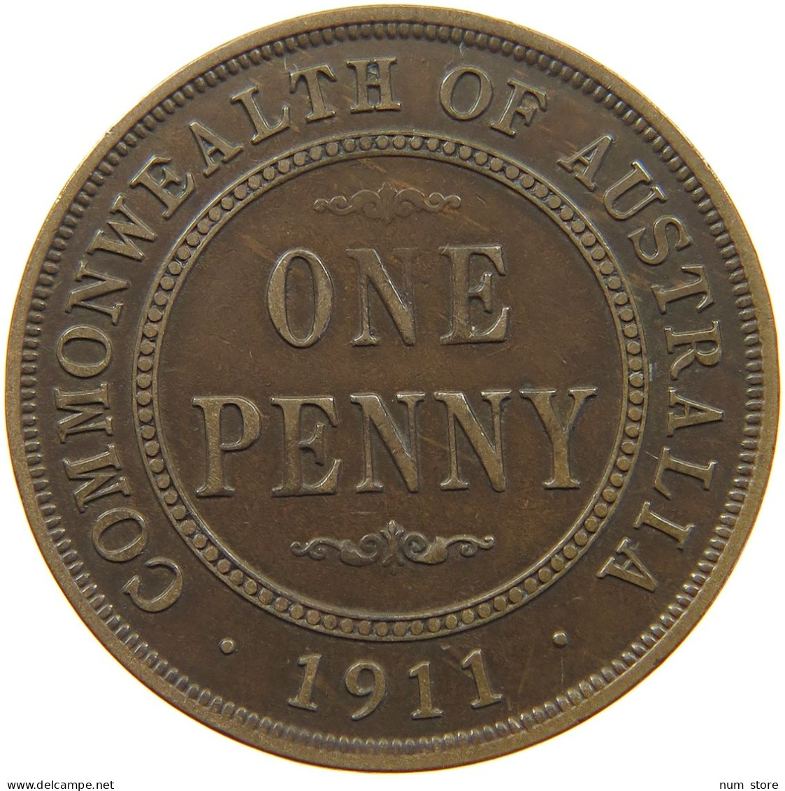 AUSTRALIA PENNY 1911 George V. (1910-1936) #a057 0737 - Penny