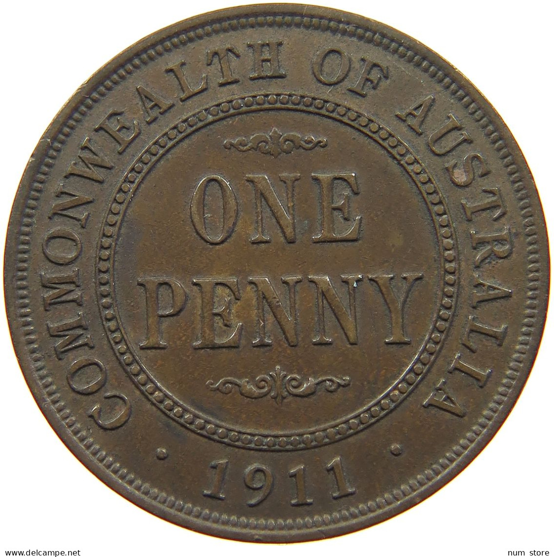 AUSTRALIA PENNY 1911 George V. (1910-1936) #a031 0283 - Penny