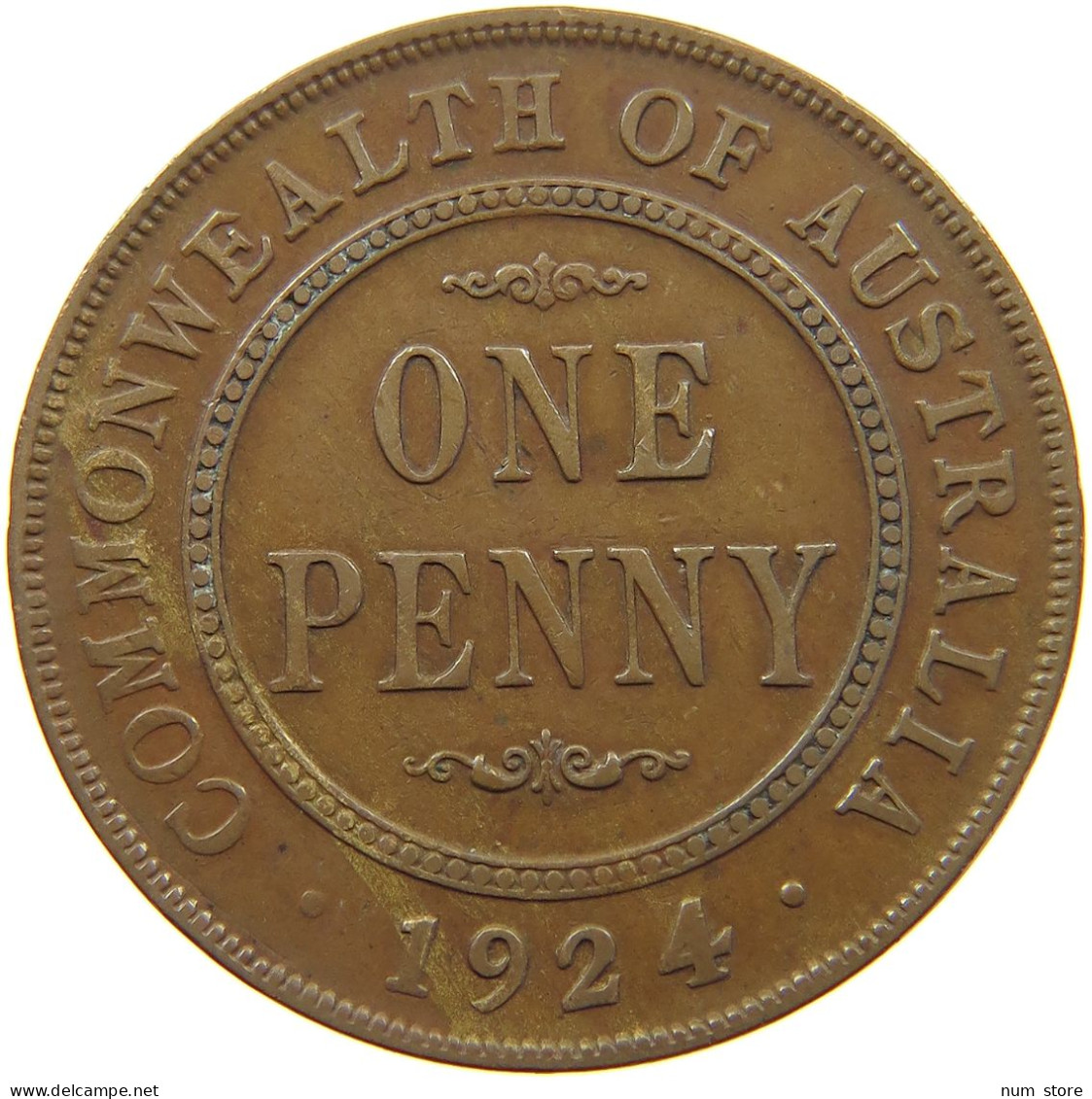 AUSTRALIA PENNY 1924 George V. (1910-1936) #a057 0741 - Penny