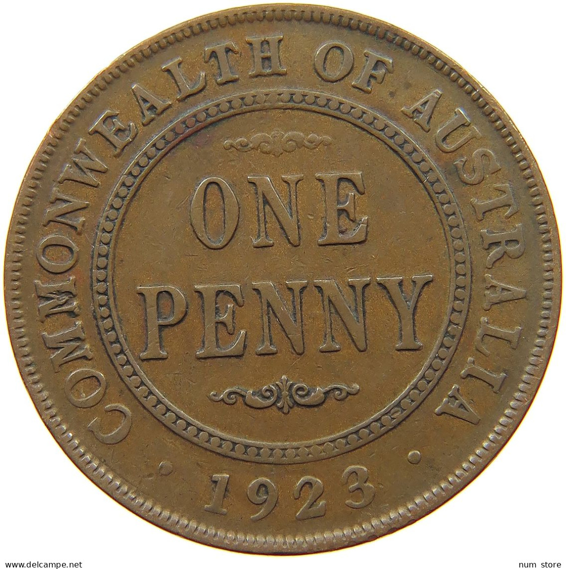 AUSTRALIA PENNY 1923 George V. (1910-1936) #a008 0257 - Penny