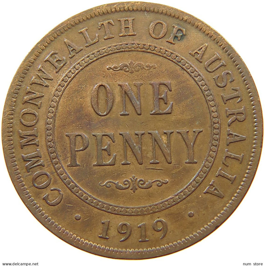 AUSTRALIA PENNY 1919 George V. (1910-1936) #a007 0281 - Penny