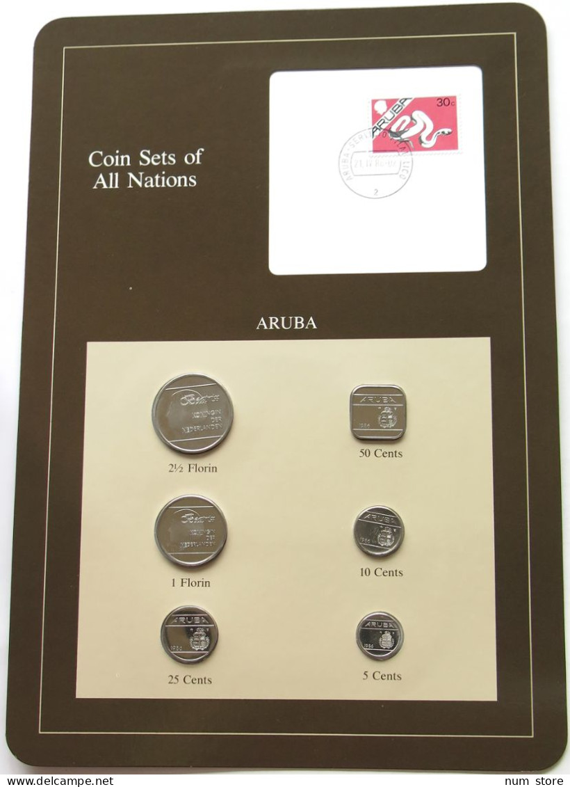 ARUBA SET 1986 FRANKLIN MINT #bs09 0071 - Autres – Amérique