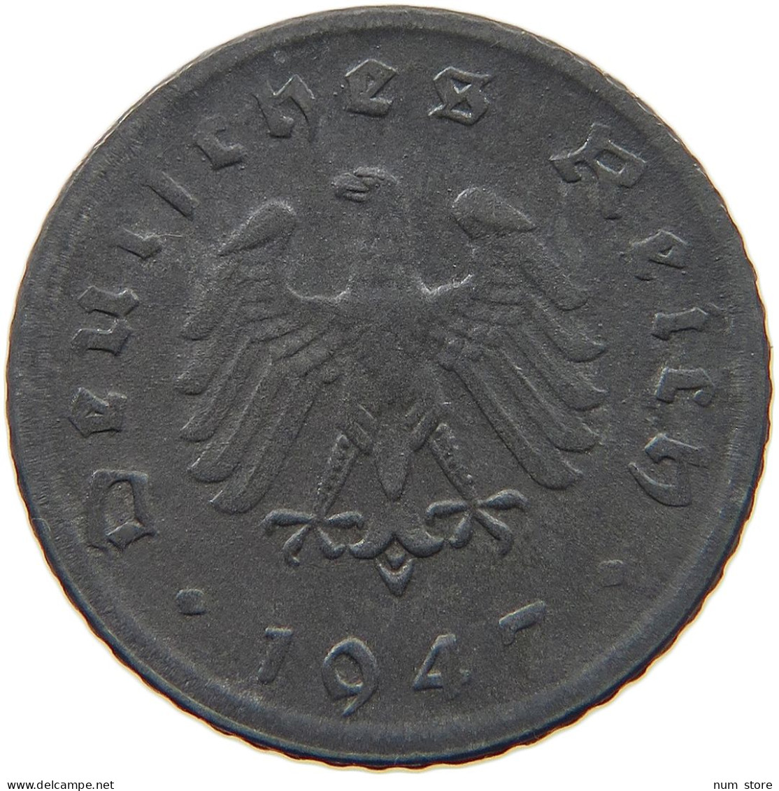 GERMANY ALLIIERTE BESETZUNG 5 PFENNIG 1947 D  #t078 0603 - 5 Reichspfennig