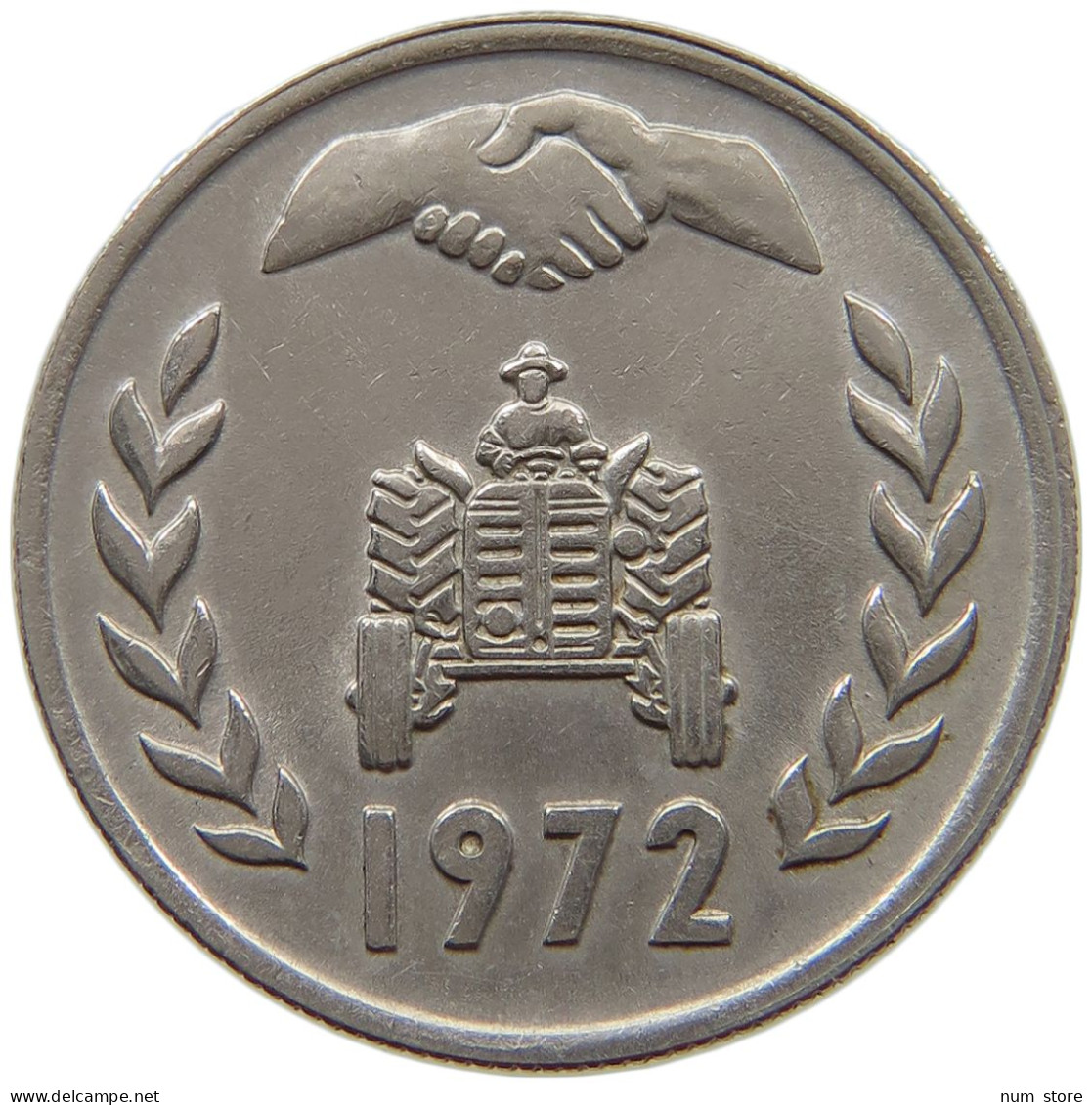 ALGERIA DINAR 1972  #a069 0579 - Argelia