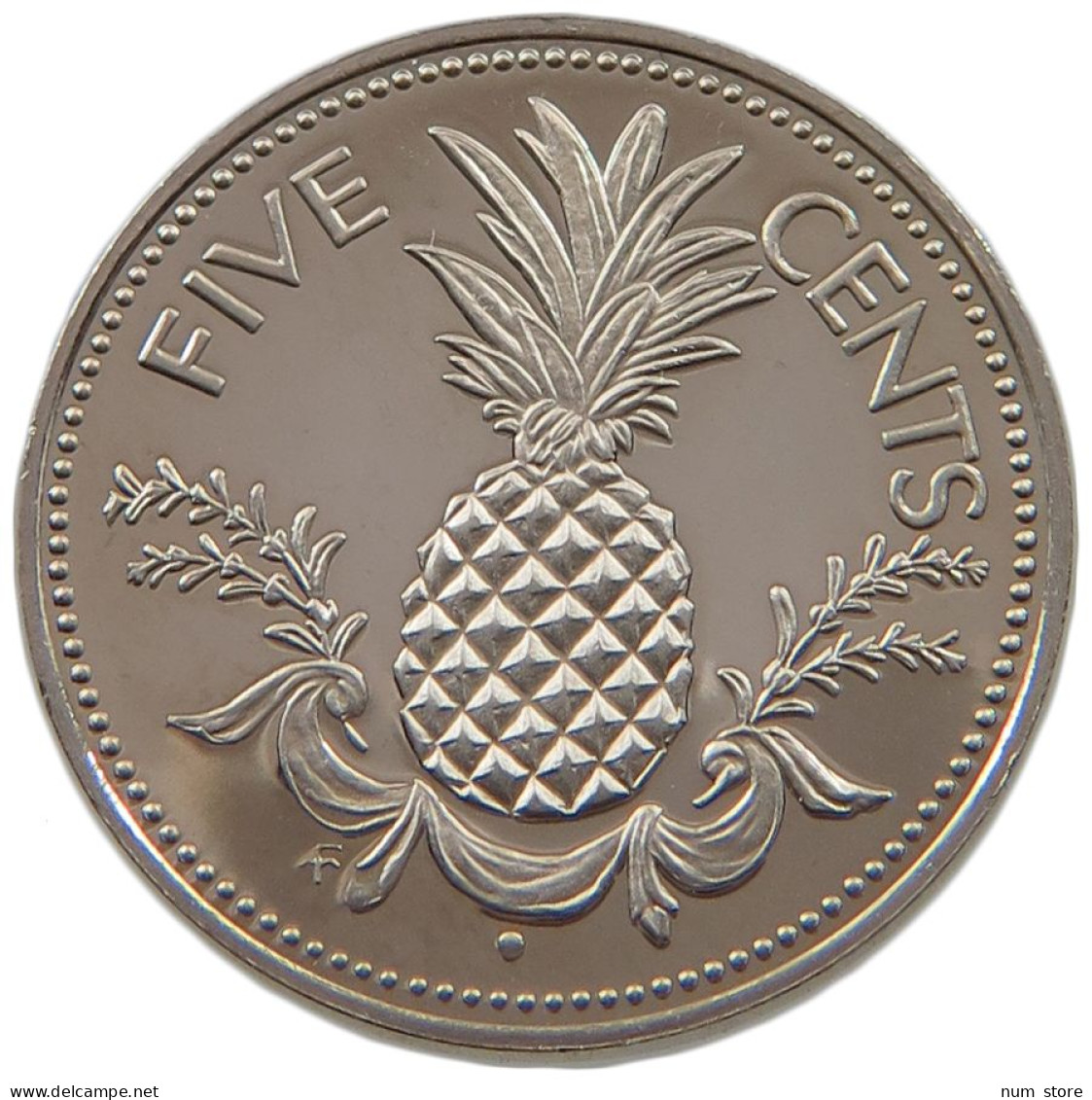 BAHAMAS 5 CENTS 1976  #alb022 0535 - Bahamas