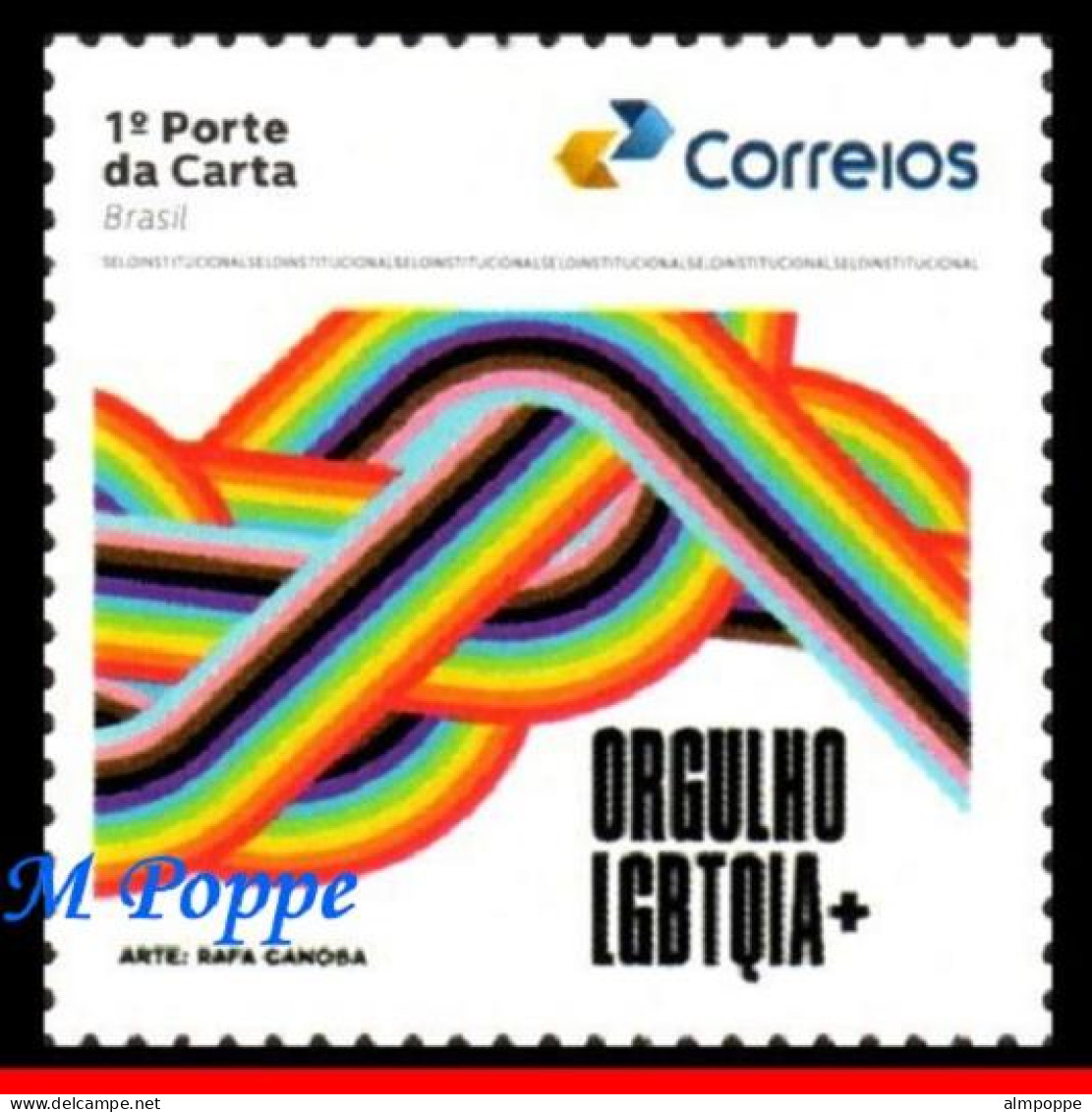 Ref. BR-V2023-57-F BRAZIL 2023 - LGBTQIA+ PRIDE, SHEET MNH, HUMAN RIGHTS 12V - Neufs