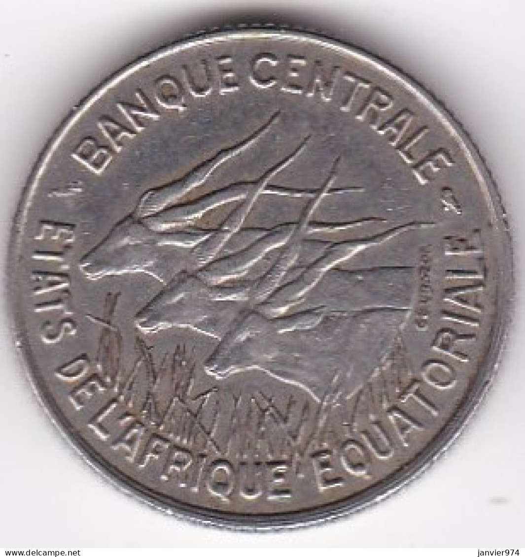 Afrique Equatoriale Banque Centrale. 100 Francs 1966 , En Nickel. KM# 5 - Andere - Afrika