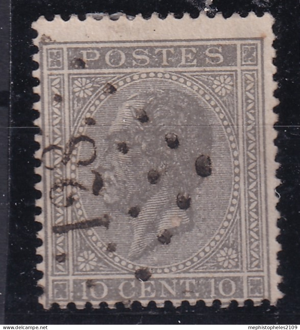 BELGIUM 1867 - Canceled - Sc# 18 - 1865-1866 Profilo Sinistro