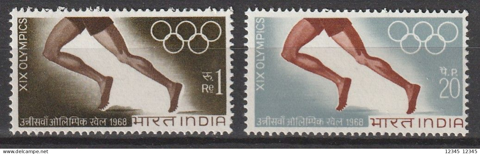 India 1968, Postfris MNH, Olympic Games - Nuovi
