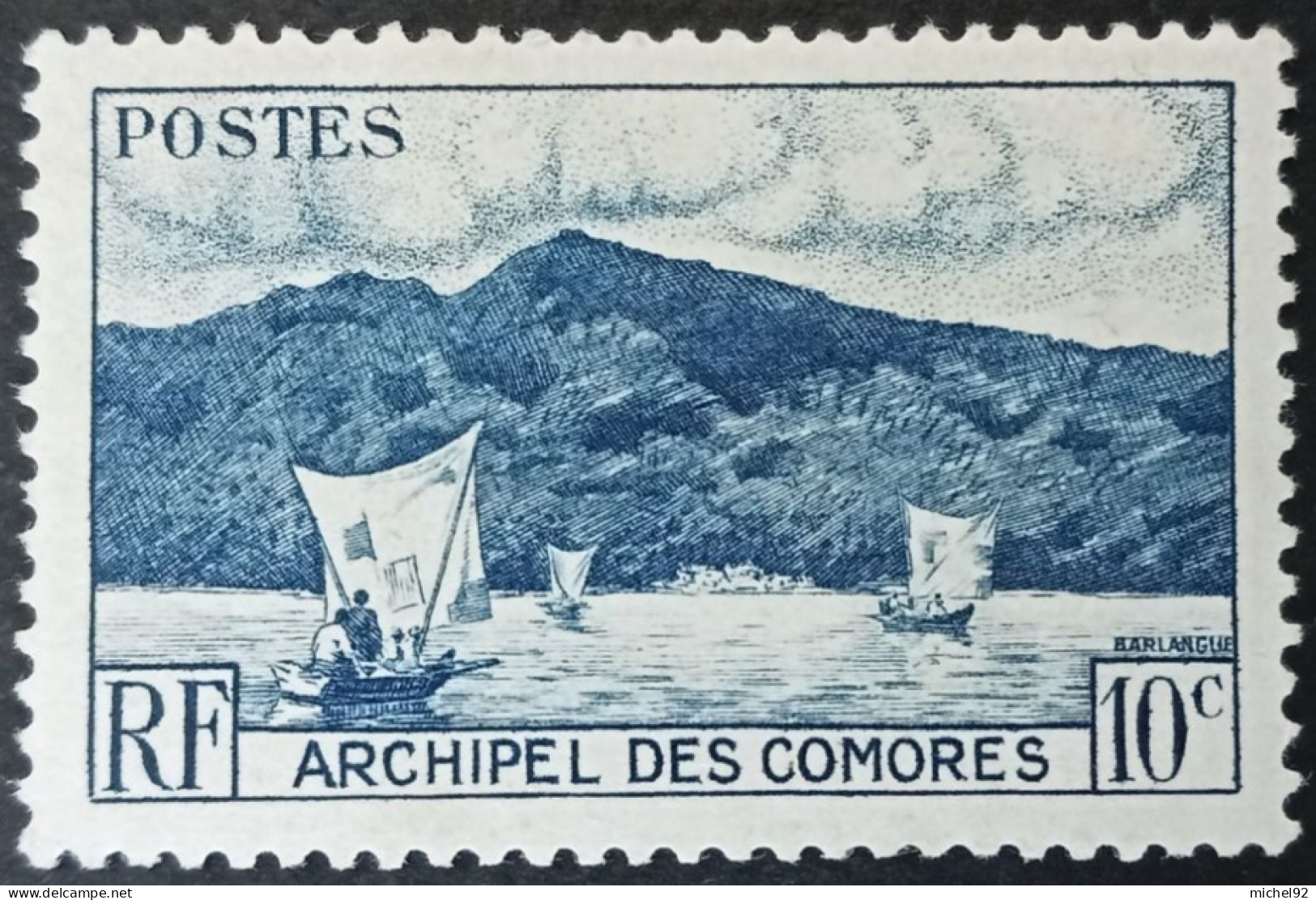 Comores 1950-52 - YT N°1 - Oblitéré - Oblitérés