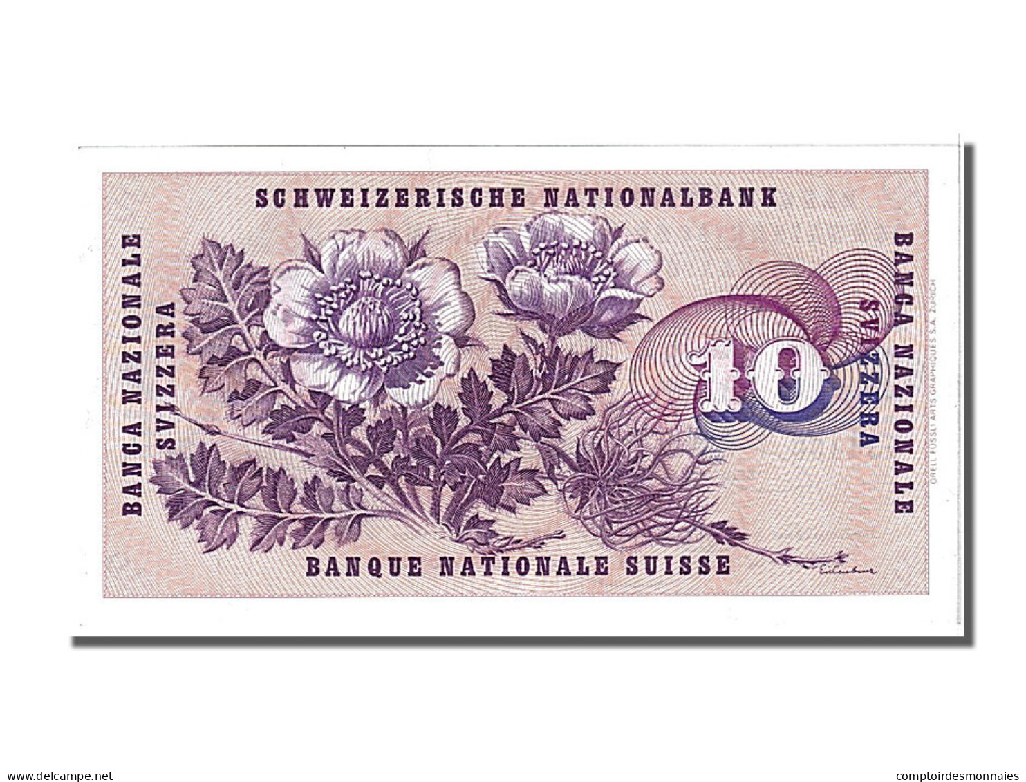 Billet, Suisse, 10 Franken, 1977, 1977-01-06, NEUF - Suisse