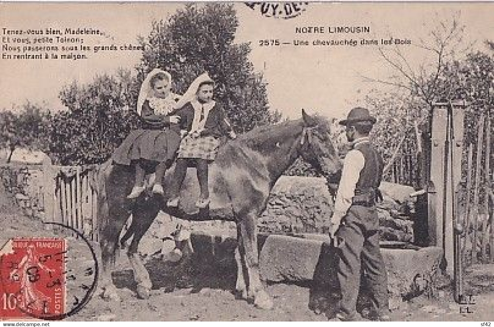 NOTRE LIMOUSIN                               UNE CHEVAUCHEE DANS LES BOIS - Nantiat