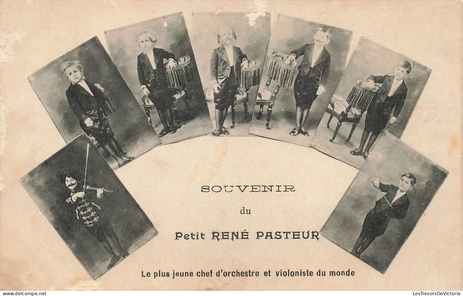 CELEBRITES - Chanteurs Et Musiciens - René Pasteur - Jeune Chef D'orchestre Et Violoniste - Carte Postale Ancienne - Sänger Und Musikanten