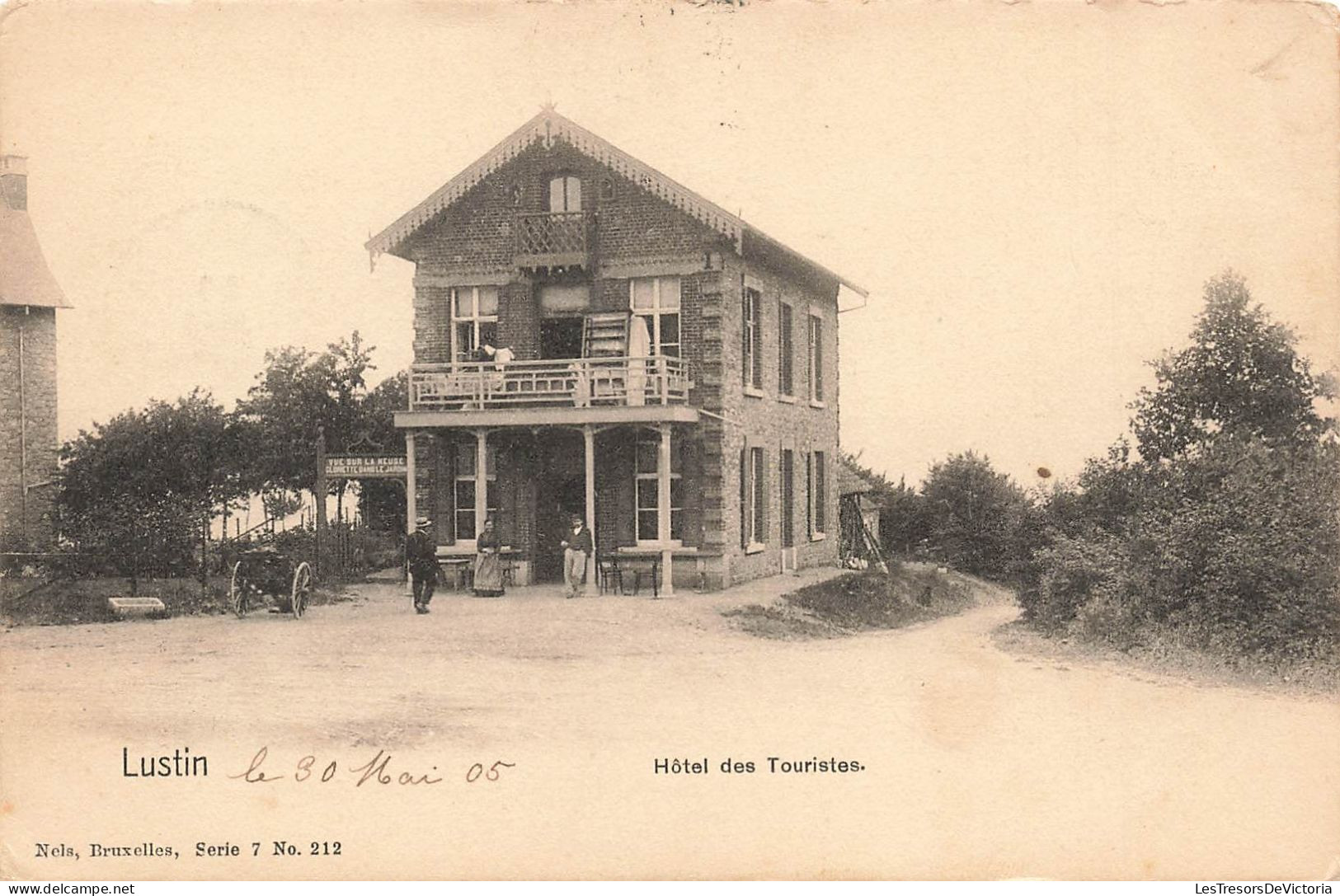 BELGIQUE - Lustin - Hôtel Des Touristes - Carte Postale Ancienne - Profondeville