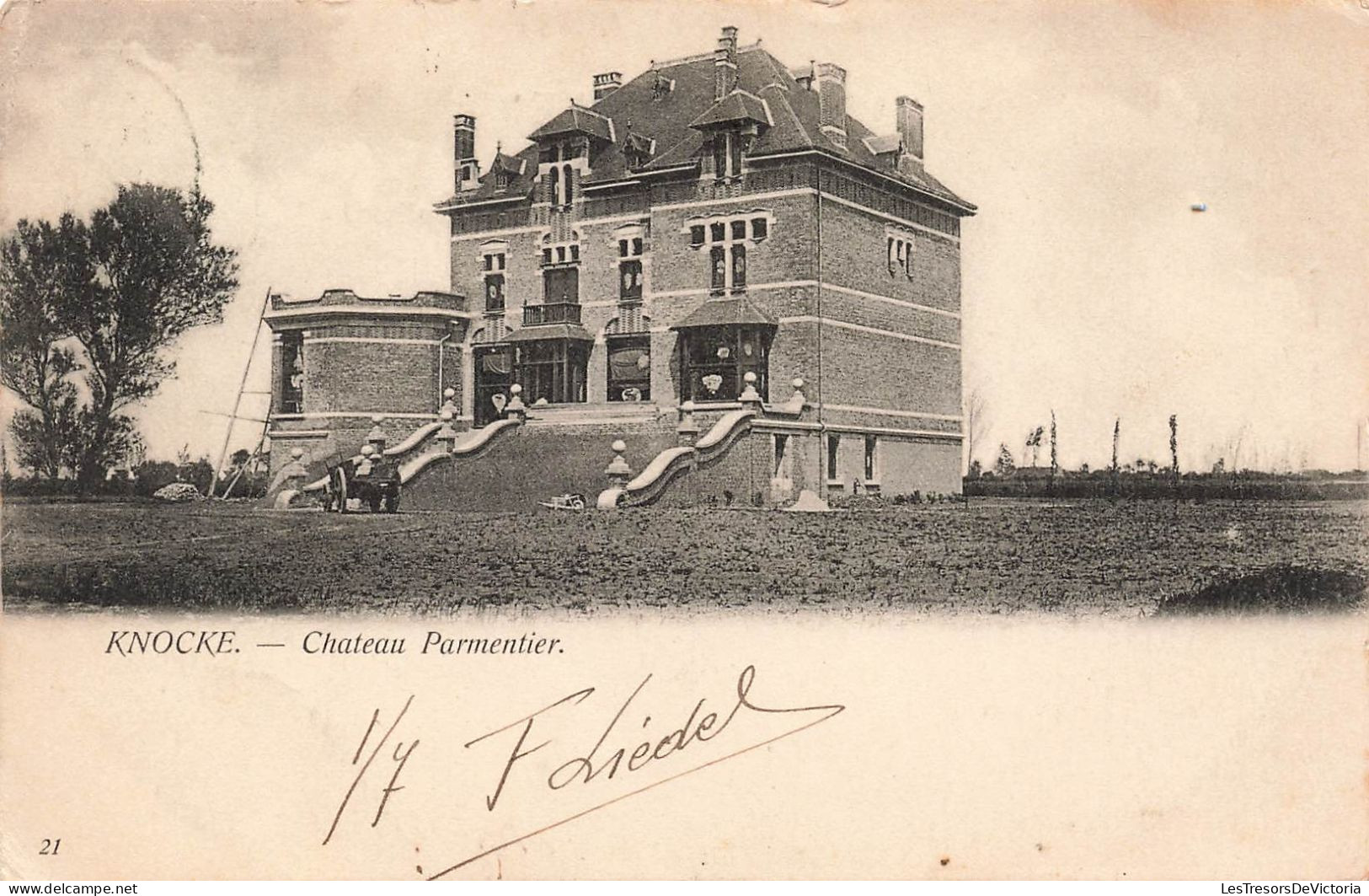 BELGIQUE - Knokke - Chateau Parmentier - Carte Postale Ancienne - Knokke