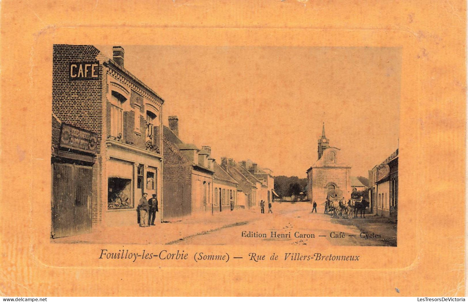 FRANCE - Fouilloy-les-Corbies - Rue De Villers-Bretonneux - Carte Postale Ancienne - Sonstige & Ohne Zuordnung