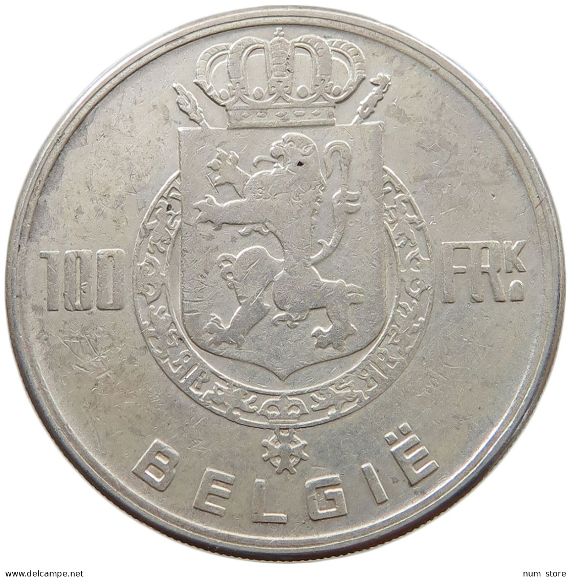 BELGIUM 100 FRANCS 1949 LEOPOLD III. (1934-1951) #a082 0015 - Ohne Zuordnung