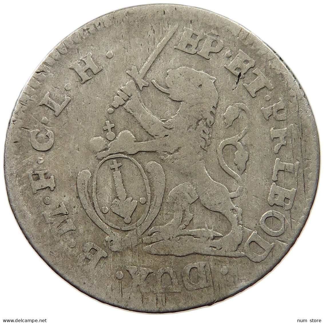 BELGIUM LIEGE 2 ESCALIN 1753  #t061 0043 - 975-1795 Prince-Bishopric Of Liège