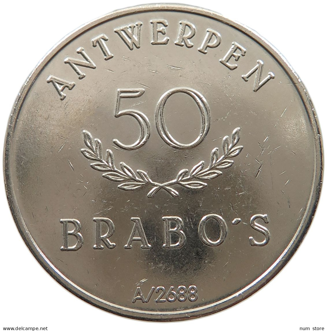 BELGIUM 50 BRABOS 1981 BADOUIN I. 1951-1993 #a060 0527 - Sin Clasificación