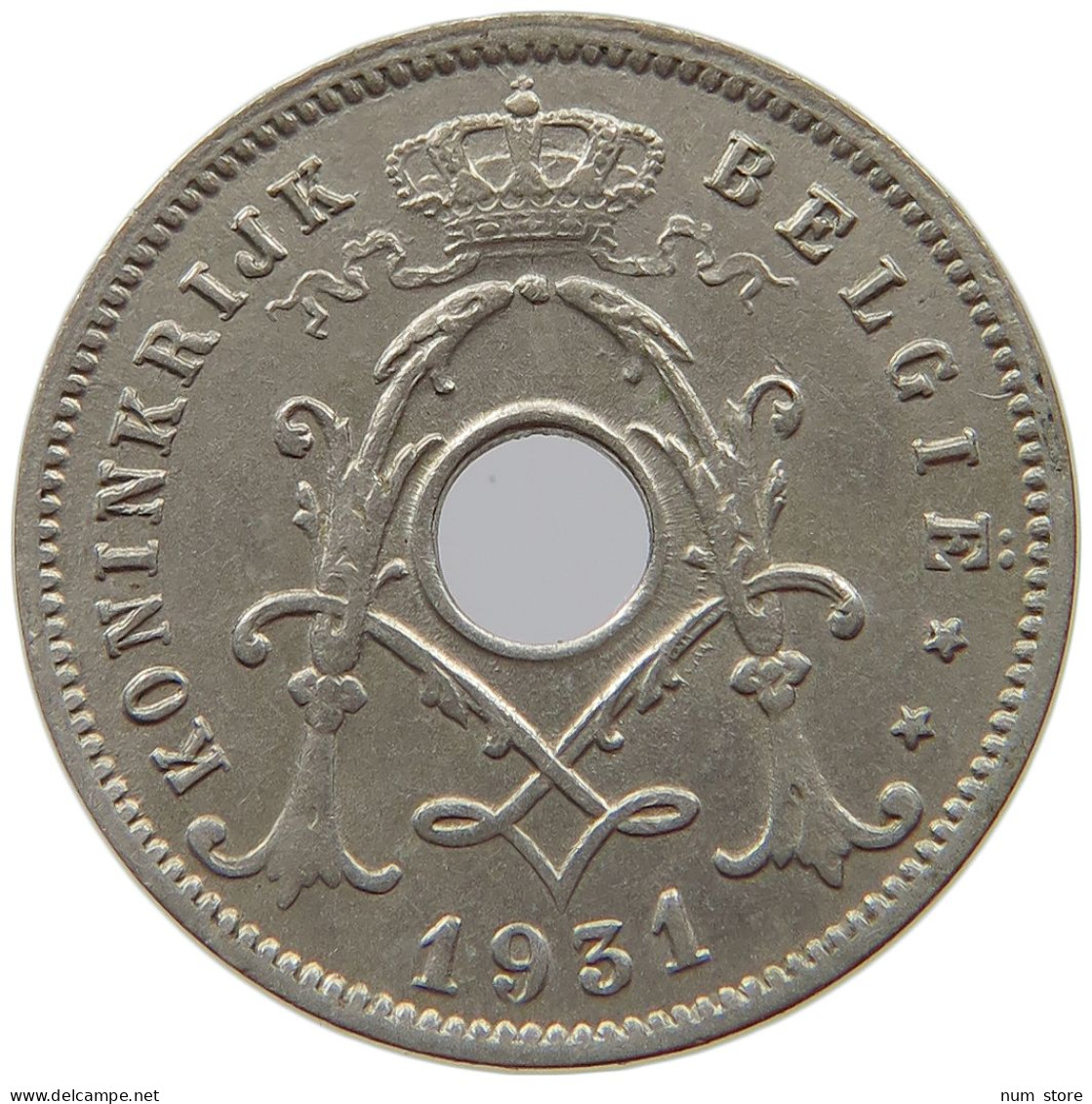 BELGIUM 5 CENTIMES 1931 Albert I. 1909-1934 #s067 1065 - 5 Centimes