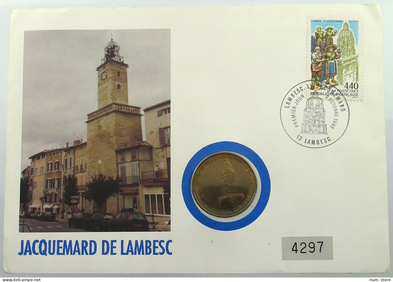 BELGIUM STATIONERY ECU  LAMBESC #ns03 0107 - Other & Unclassified