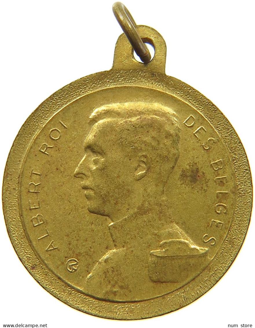 BELGIUM MEDAL 1914 Albert I. 1909-1934 WW1 ALBERT I. 1914 #s006 0217 - Unclassified